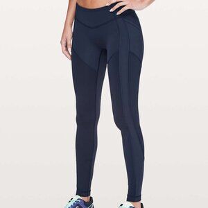 Lululemon All The Right Places Pant II Low Rise *28" True Navy Size 6 EUC